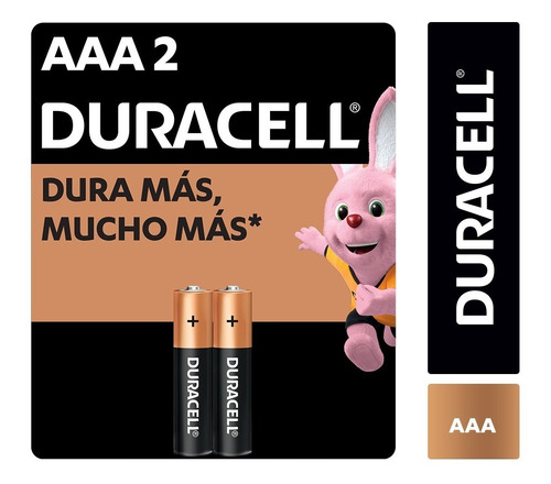 Pilas Alcalinas Duracell Blíster Aaa X 2; Electrotom