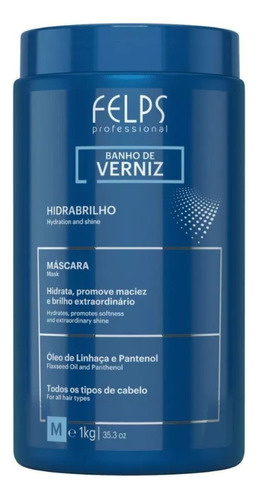 Felps Profissional Xmix Banho De Verniz Brilho Intenso 1kg