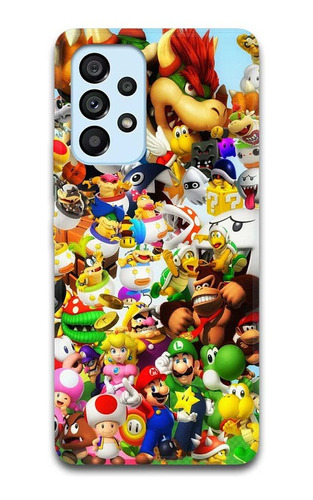 Funda Mario Bross 7 Para Galaxy Todos