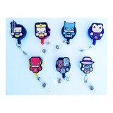 Porta Gafete Yoyo Retractil Dc Heroes Id