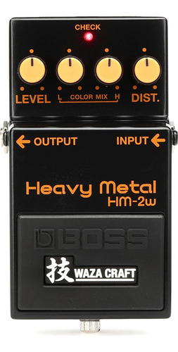 Boss Hm-2w Waza Craft - Pedal De Distorsión De Metal Pesado