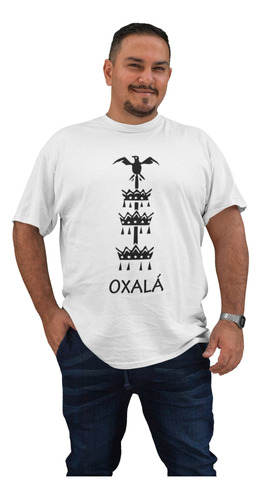 Camiseta Camisa De Orixá Oxalá Religiosa Plus Size Samba