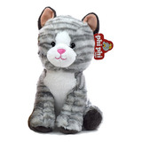 Peluche Gatito Sentado 30 Cm Phi Phi Toys 8190 La Torre Color Gris