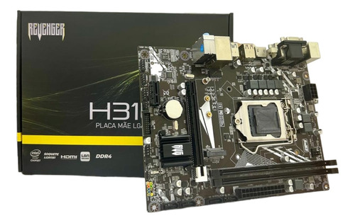 Placa Mãe Intel Revenger H310m Lga 1151 Ddr4 Micro Atx Preto