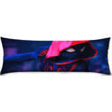 Cojin Almohada Larga Spiderman Cara Gorro Rojo 35x100cm