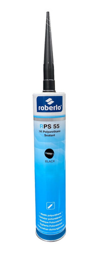 Sellador Poliuretánico Rps 55 Roberlo  310ml Blanco/negro 