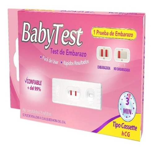 Prueba Test De Embarazo Cualquier Hora Resultado Rápido 