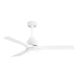 Ventilador Para Techo Biena 52 Con Lámpara Led Igoto Cantidad De Aspas 3 Color De La Estructura Blanco Color De Las Aspas Blanco Diámetro 52   Material De Las Aspas Madera