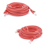 Parch Cord Cat 6 Cable De Red 7 Metros Rojo Linkedpro