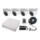 Kit 4 Camaras Epcom Eyeball 1080p 2 Mpx Cctv 2 Tb Dvr 8