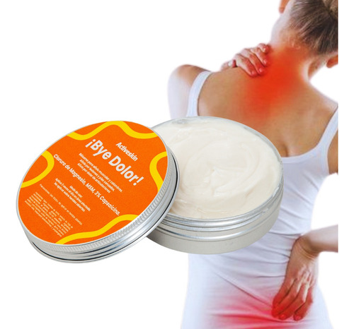 Crema Para Dolor Muscular Y Artritis Con Magnesio Y Msm