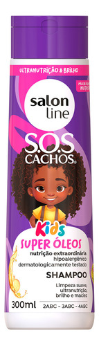 Shampoo Sos Cachos Kids Infantil Definição Salon Line 300ml