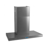 Extractor Purificador De Cocina Llanos Lcd Premium Ac. Inox. Isla 900mm X 65mm X 600mm Acero 220v