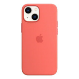 Funda De Silicona Apple Con Magsafe Para El iPhone 13 Mini Coral Pomelo Rosa
