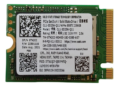 Disco Ssd M2 2230 Cl1-3d256-q11