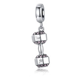 Charm 100% Plata 925 Pesas Fit Músculos Para Pulsera Pandora