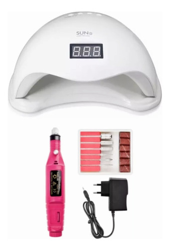 Lámpara 48w Sun Led Uv+ Torno Manicure Uñas Electrónica