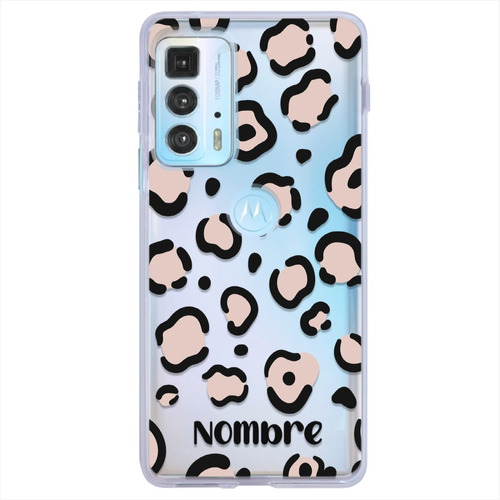 Funda Motorola Animal Print Personalizada Con Nombre