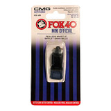 Silbato Fox 40 Mini Cmg Con Protector Negro Entrenador