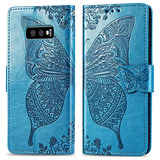 Funda Para Samsung Galaxy S10e Azul 5.8 Pulgada Pu Piel Sint