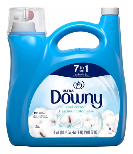 Suavizante Downy Cool Cotton 140oz 7-en-1 Aroma Fresco 4.16l