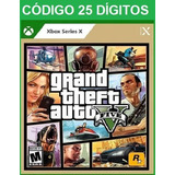 Grand Theft Auto V Gta 5 Series X|s Codigo 25 Digitos Global