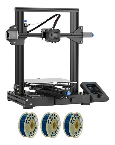 Impresora 3d Creality Ender-3 V2 + Filamento Pla+ Gst X 3 Kg