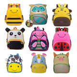 Mochila Infantil Jardin Escolar Diseño Animales Niño Niña