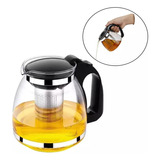 Tetera Infusor Te Acero Inoxidable Jarra Vidrio Cafe 700 Ml