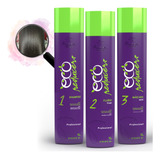 Kit Selagem Termica Shampoo Fluido Mascara Eco Reduxer 1l