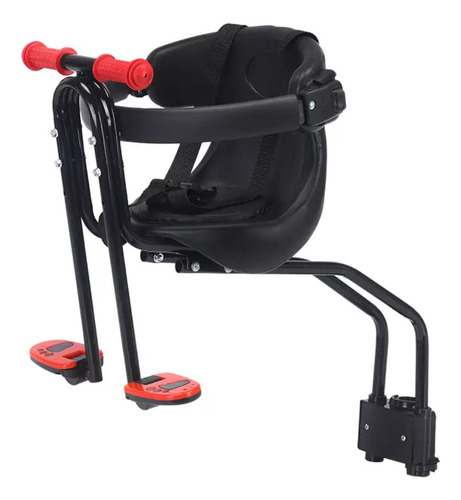 Silla Frontal De Bicicleta Para Niños Y Bebes - 30kg Verde