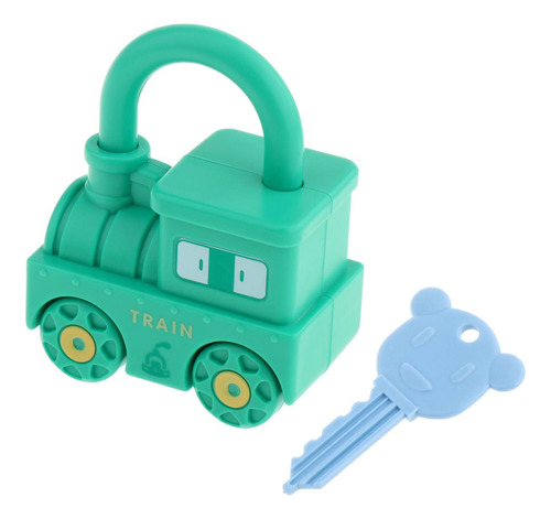 Juguete Montessori Con Cerradura Y Llave Para Coche, Juguete