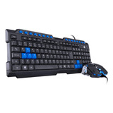 Teclado E Mouse Gamer Vx Gaming Grifo - Mouse 2400 Dpi Cabo