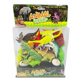 Set Animal World Varios Modelos En Caja Visora