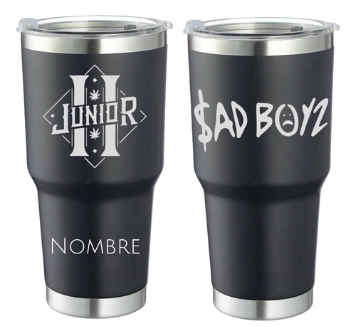 Termo 30 Oz Grabado Laser Junior H Sad Boyz