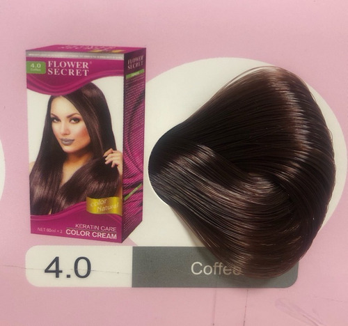 Tintura Permanente En Crema Color Coffee 4.0 Flower Secret