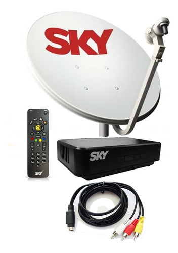 Sky Pre Pago Flex Sd - Kit Completo 60 Cm Com Habilitação