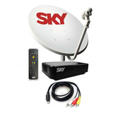 Sky Pre Pago Flex Sd - Kit Completo 60 Cm Com Habilitação