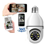 Camera Ip Segurança Lampada Yoosee Panoramica Wifi1080 Espi Cor Branca