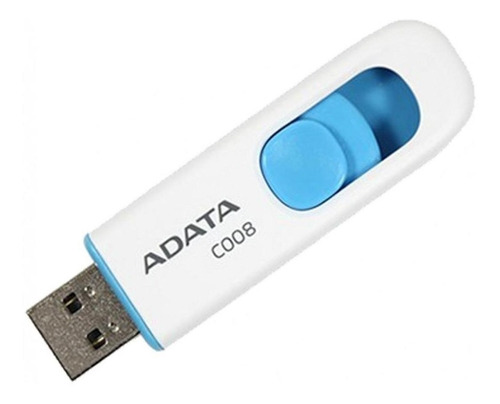 Pendrive 32 Gb 2.0 Blanco/celeste - Adata