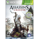  Assassin's Creed 3 - Xbox 360 Jogo Fisico