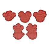 Cortadores De Galleta Mickey Mouse Navidad - Paquete