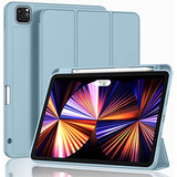 Funda Para iPad Pro De 11 2022 Con Portalapices - Light Blue