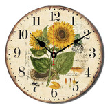 Catuy Reloj De Pared Vintage De 12 Pulgadas, Silencioso, Fun