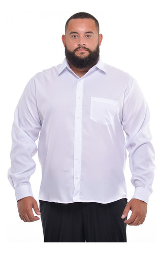 Camisa Social Masculina Extra Grande Plus Size Tamanho 6 7 8