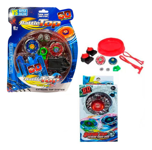 Estadio Batalla Beyblade Generico +dos + 1 Con Luz Full