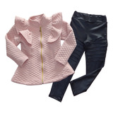 Conjunto Infantil Menina Inverno Moda Blogueirinha Novidade