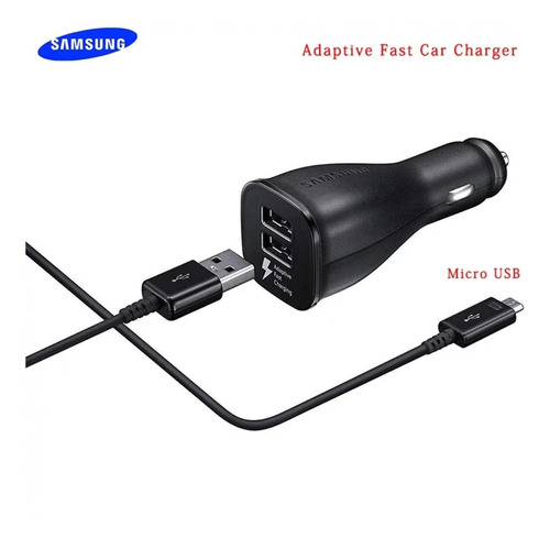 Cargador Auto Samsung Usb Micro Usb Carga Rapida