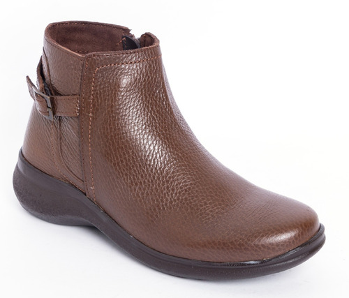 Botin Confort Dama Piel Calidad Romanos 4024 Ngo Cafe