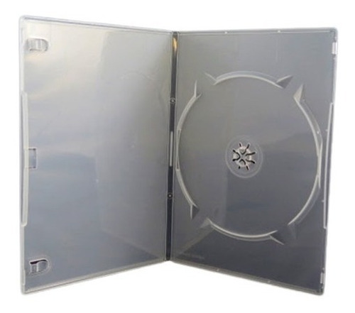 200 Estojos Capas Caixa Box Slim Dvd Amaray Transparente 7mm